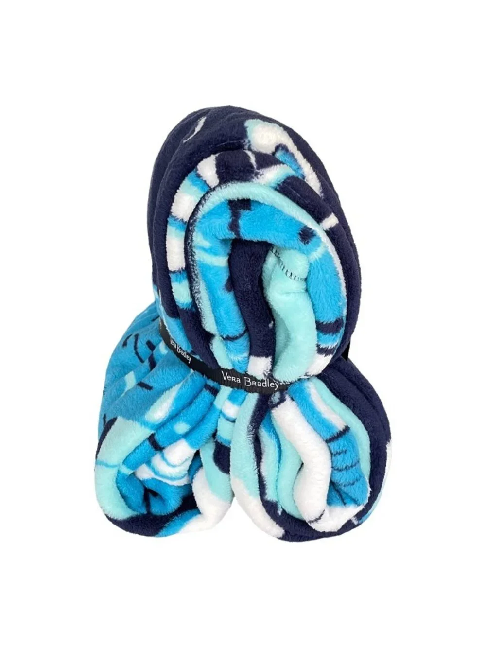 Vera Bradley Shore Enough Nautical Plush Throw Blanket